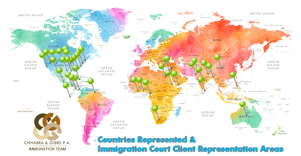 Countries and Clients Represented
